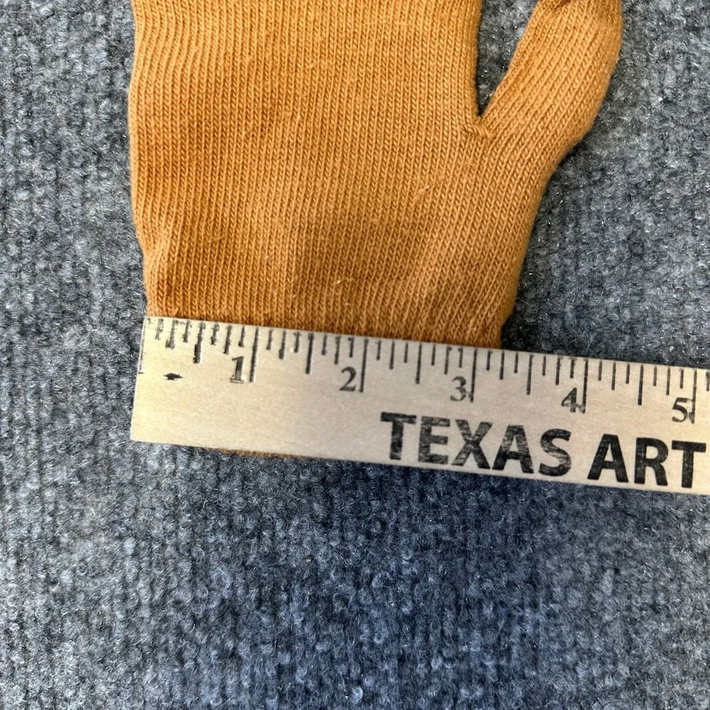Wild Fable Gloves Womens One Size Orange Knit Stretch Ribbed Cuffs Warm Winter